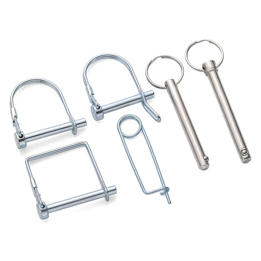 JINGGONG steel ball pin single steel ball quick release pin safety pin ball head locking pin insurance pin quick release pin M6M8M10 6*30 stepped (steel ball pin/2 pieces)