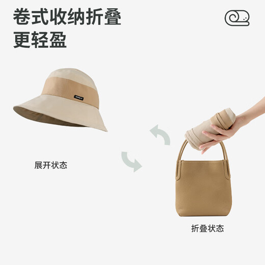 MISSION UV防晒帽女士遮阳帽太阳帽渔夫帽凉帽夏季户外遮脸防紫外线帽子女
