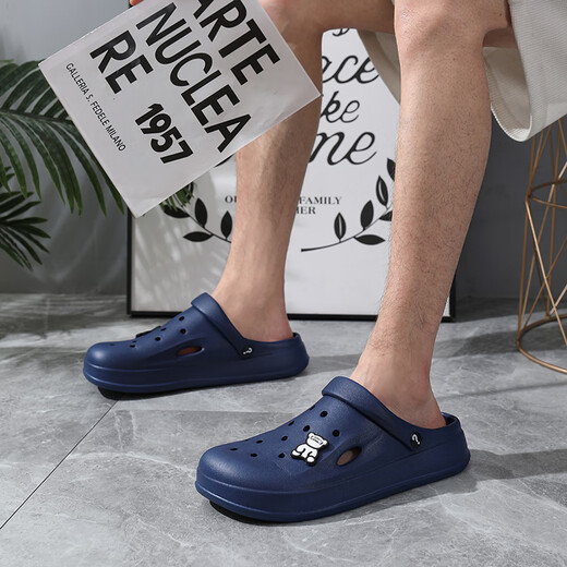 Changxiang Huili Cave Shoes Herren extra Größe 46 Sommer Baotou Pantoffeln Strandschuhe Herren Sandalen Plus Größe 47 Anti-Slip plus Fett 48 9272 Pink 40