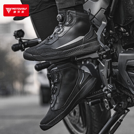 MOTOWOLF four-season breathable riding boots motorcycle motorcycle shoes waterproof off-road racing shoes rider anti-fall wear-resistant riding equipment