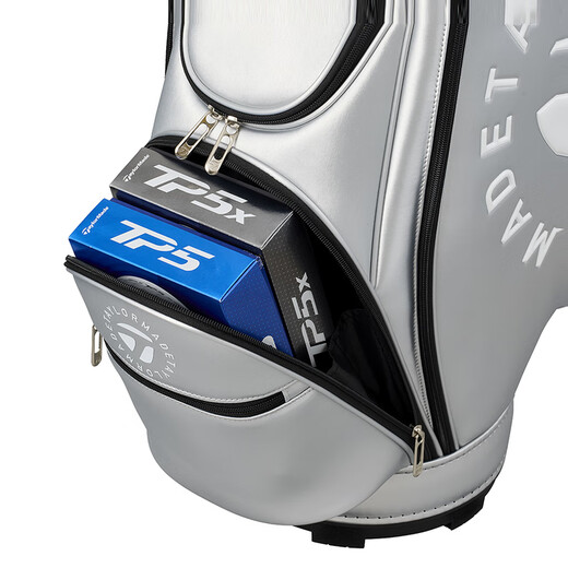 TaylorMade Taylormay Golfbeutel Männer und Frauen 25 neue Kapazität Leichte Standard -Tasche Tragbarer Auto Clutch Bag M13563 Silbergolftasche