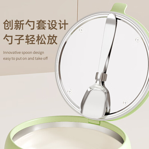 YTH lard jar ceramic household sealed seasoning jar high temperature resistant 304 large meat oil seasoning chili oil storage jar white ceramic coating single piece 1400ml