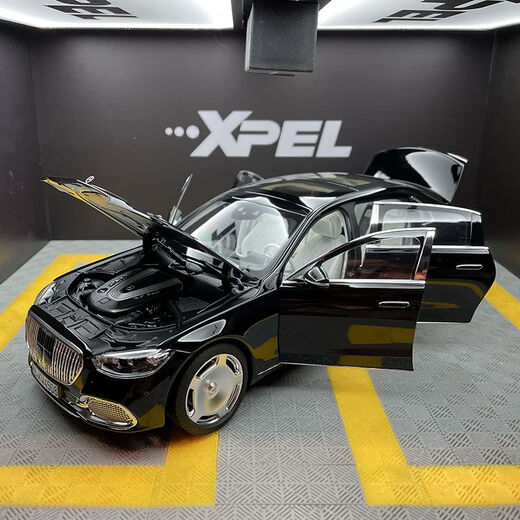 NOREV奔驰迈巴赫S680 1:18 2020全新S级X223合金全开汽车模型收藏 深红色183915