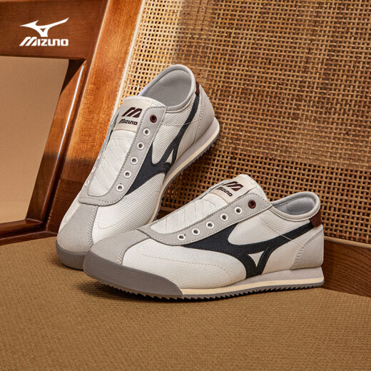 美津浓（MIZUNO）25年新款【LG 60S SLIP ON】男女休闲鞋 帆布鞋一脚蹬懒人鞋