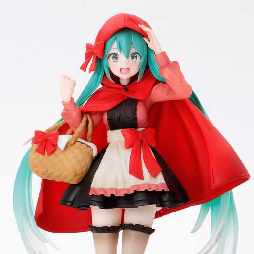 Repérez le véritable taito hatsune miku miku petit démon de la beauté somnifère figure cadeau homme hatsune miku petit hood rouges [environ 18 cm de haut] tout nouveau authentique