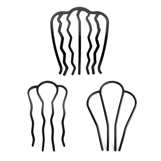 Xiang Wan 3-piece set of hairpins and hairpins for lazy people to fix their hair, ball head inserts, combs, hairpins, hairpins, U-shaped clips