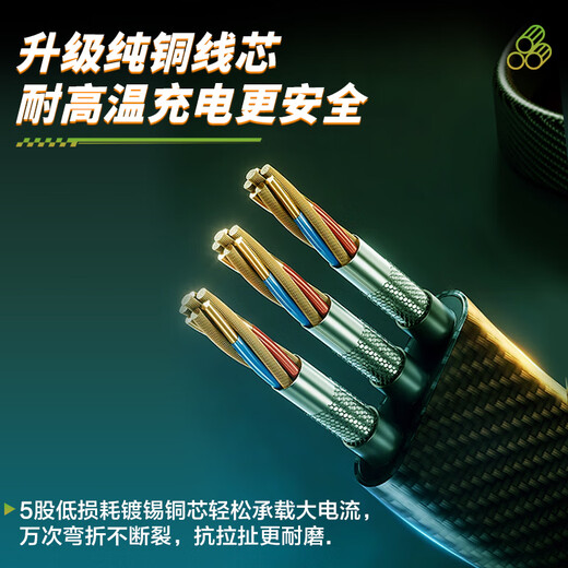 MSSM four-in-one data cable mecha multi-function data cable braided cable PD65W fast charging suitable for Apple 17/16 Xiaomi Huawei mate70/60 tablet charging cable 1 meter