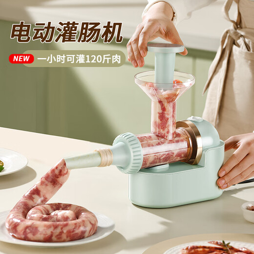 Jatu dace small machine sausage stuffing machine sausage stuffing sausage sausage sausage stuffing machine tool sausage filling light green sausage stuffing machine fully automatic model