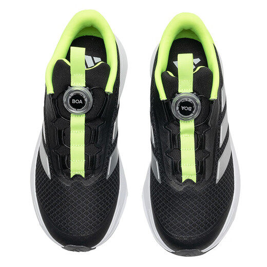 Adidas (adidas) Chaussures pour enfants 2025 Été Nouveaux baskets pour enfants légers, confortables, respirants et à la mode des chaussures décontractées pour garçons JI1694 36.5