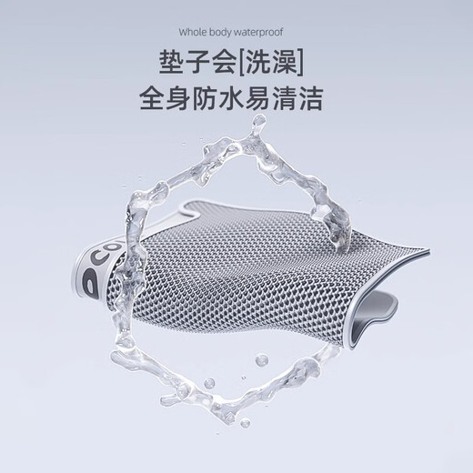 POPOCOLA cat litter mat, anti-splash, anti-take-out cat litter basin, sand control, double-layer filtering, sand leakage cat mat, anti-splash toilet foot mat, upgraded 90*60CM large sand control