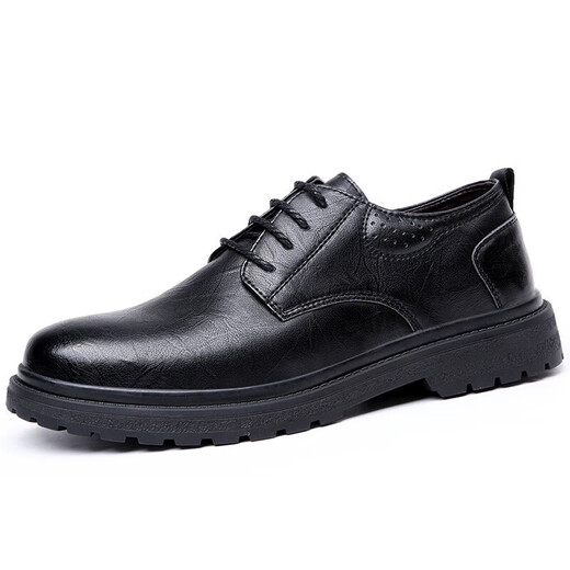 Snguny High-End Light Luxury Brand Casual Lederschuhe Herren 2042 Herbst Neue Freizeitschuhe Herren Trendy Business Formal Schuhe Herrenschuhe Schwarz 9913 38
