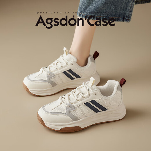 
Agsdon sneakers for women's summer new mesh breathable dissolved waffle shoes for women's casual shoes W151122 Milan 37