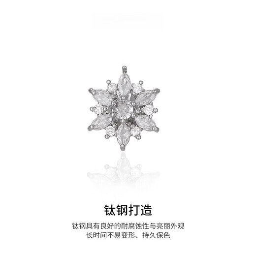 Shijun (SHIJUN) 2025 new brooch, high-end men's suit, light luxury design, niche crystal zirconium crystal zircon hexagram brooch