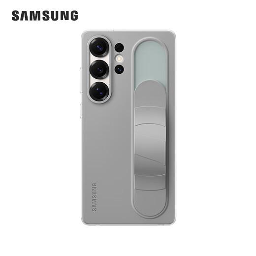 三星（SAMSUNG）Galaxy S25Ultra 原装立式腕带保护壳  多功能手机套 s25ultra原厂保护套 灰色