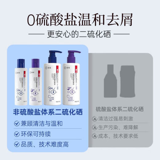 康王拜耳【丁香医生】二硫化硒去屑洗发水控油止痒头皮清洁清爽205ml 