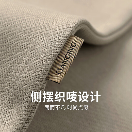 与狼共舞【刺绣】圆领卫衣男士2025秋季新款宽松百搭耐磨套头休闲上衣3007 卡其701 S (165)