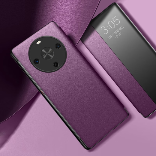 馨歌 华为畅享70x手机壳新品翻盖全包保护套商务皮革镜头全包磨砂防摔耐用轻奢 华为畅享70x【静夜黑】高档皮革翻盖全包