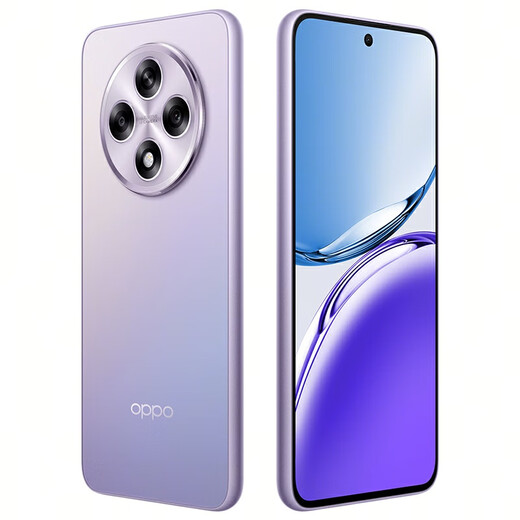 
OPPO A3i Plus 12GB+256GB Cold crystal purple new durable war god super hard core anti-fall and wear resistance OLED super bright sunscreen 5G smartphone National subsidy