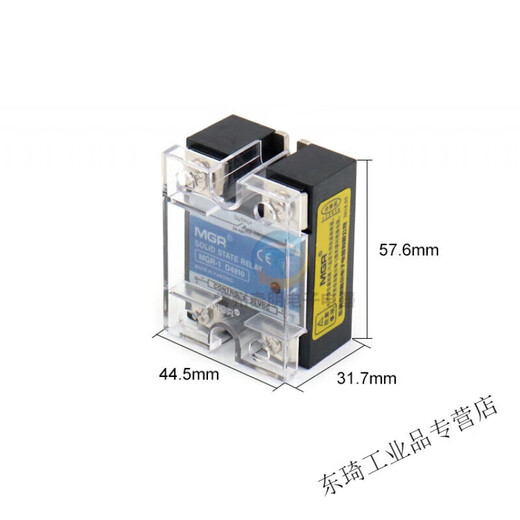 
MGR SSR Single Phase 40A Solid State Relay MGR-1 D4840 DC 24V Control AC 220v DC-AC Customized Single Solid State Relay