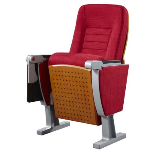 XMSJ customized aluminum alloy solid wood auditorium chair conference room lecture hall town chair theater chair ladder classroom chair with writing 723 aluminum alloy model + rotary writing board