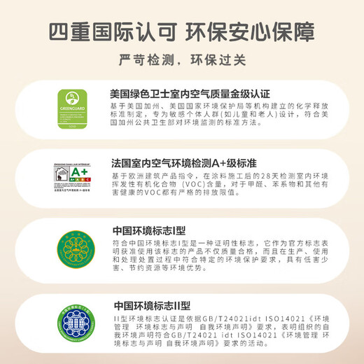 Dulux Latexfarbe Zhiyue Jingjie Antibakteriell und keine Additive fünf-in-ein