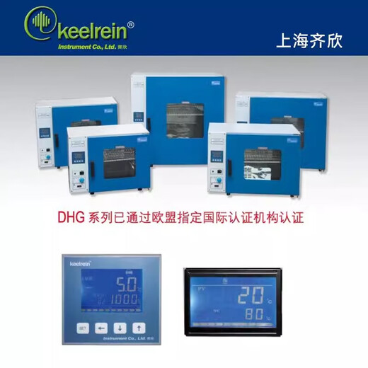 齐欣上海台式电热恒温鼓风干燥箱DHG-9023 9053 9203 9140A烘干箱 DHG-9030AD（110系列升级产品）