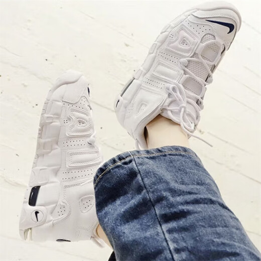 Nike (Nike) offizieller Schiffsgeschäft Frauenschuhe Frühling Neue Sportschuhe Air mehr UPTEMPO PIPPEN Air Basketball Schuhe DH9719-100 40