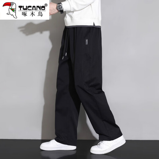 Pantalon occasionnel de pics pour hommes en été mince et pantalon raide lâche polyvalent pour hommes pantalon de travail décontracté américain pour hommes 2332 armée verte xl recommandé 120-150jin [Jin est égal à 0,5 kg]