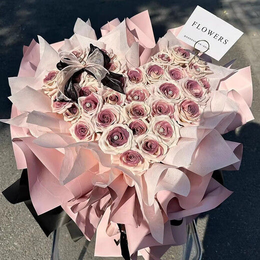 Nan Xiangpo's eternal flower rose simulated soap flower bouquet Christmas gift for girlfriend's mother ebony jam for best friend Chunshan Rudai 21 ebony jam