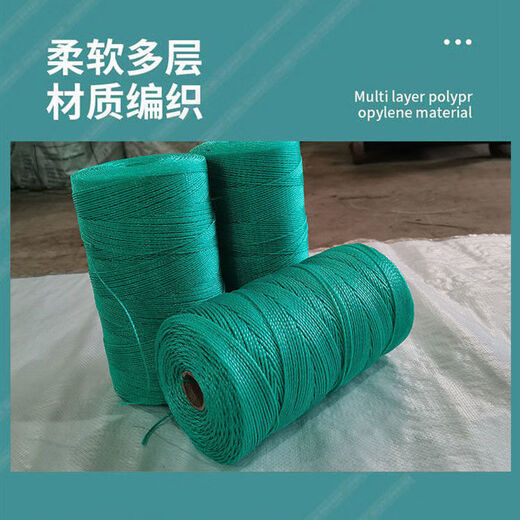 Nylon rope wear-resistant construction line greenhouse hanging rope plastic rope polyethylene line fishing net line pull rope cucumber tomato 1mm whole shaft 2000 meters