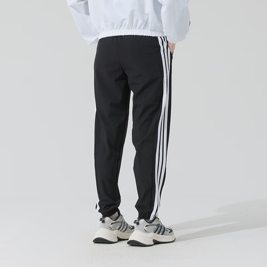 
Adidas women's sports suit 25 spring new comfortable breathable woven windproof jacket jacket loose trousers two-piece set JE6173+JI8313 S