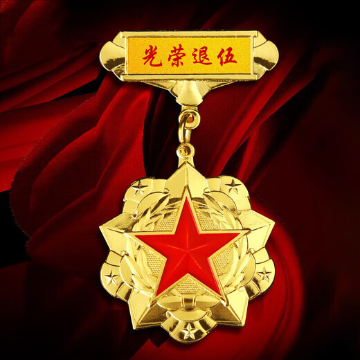 未止 退伍纪念品20寸灰行李箱+木质摆件+徽章 WZHL-15889