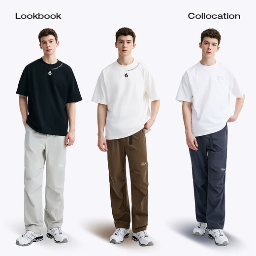 NAVIGARE Italiano Pequeño velero de velero Pantalones de paracaidismo que absorbe la humedad pantalones al aire libre pantalones casuales 33222775503 gris claro l