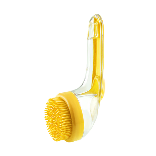 Crazy owner pet dog bath brush massage brush Pomeranian puppy bath comb cat bath artifact long handle supplies collection