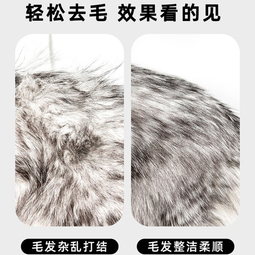 Crazy owner’s pet knot-detangling comb for cats and dogs, special combing brush to remove floating hair, Golden Retriever long-haired dog hair comb