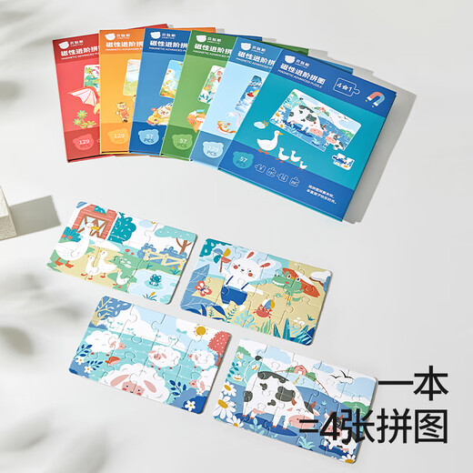 贝肽斯婴儿玩具宝宝益智拼图婴幼儿童0-3岁分阶培养动脑思维磁性拼图 运动达人【3岁+进阶款】