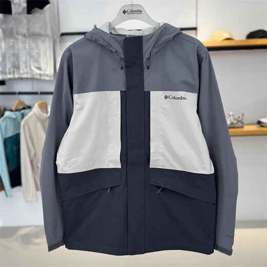 哥伦比亚（Columbia）2025春夏新品户外男士冲锋衣徒步外套XE4839 XE4839-011黑色 S 170/92A