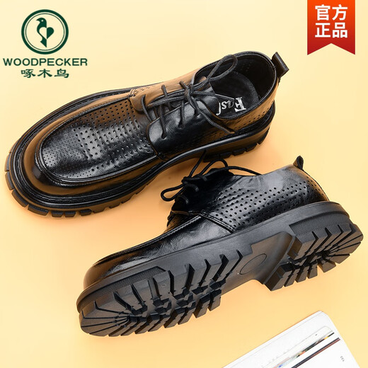 Holzspecker Business Casual Herrenschuhe für Sommer atmungsaktiv