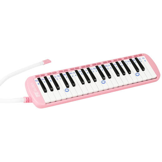 Jiaderui Organ 37 Keys Grundschule Junior High School Schüler für Klassenzimmer Unterrichten Anfänger Erwachsener Blasen Windinstrument Pink