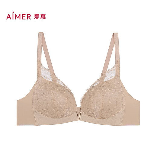 Liebe Frühlings- und Sommerunterwäsche für Frauen, Jianyun, kein Stahlring, mittelgroßen, dicken versteckten Löchern, kleine Brüste, gesammelte BH, Am17A701, nackte Hautfarbe, CM0 80B