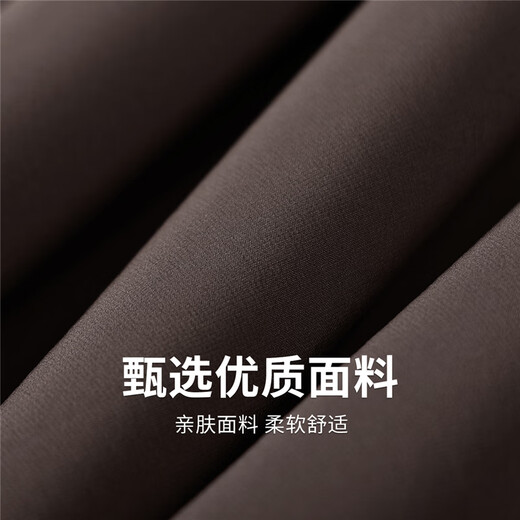 Dances with Wolves Exquisite Lined Baseball Collar Jacket Men's 2025 Autumn New Windproof Casual Commuting Flight Jacket 1002 Coffee 303 L (175)