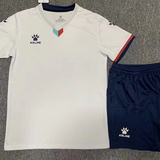 Kelme (Kelme) Kamel Football Uniform Filt Rettle à manches à manches courtes, équipe de compétition pour l'équipe de compétition masculine et féminine de l'équipe de formation uniforme Impression 1048 (rouge) 2xl (hauteur 175-180)