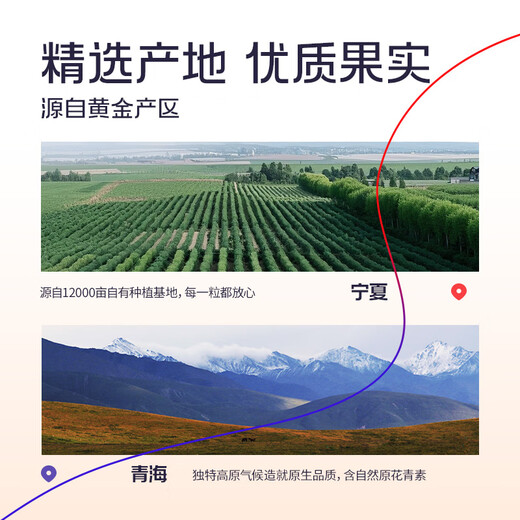 Produced by Bairuiyuan Guo Xiaofan Early Red and Evening Black Wolfberry Raw 900ml Ningxia Qinghai Red and Black Freshly Squeezed Wolfberry Juice 100%