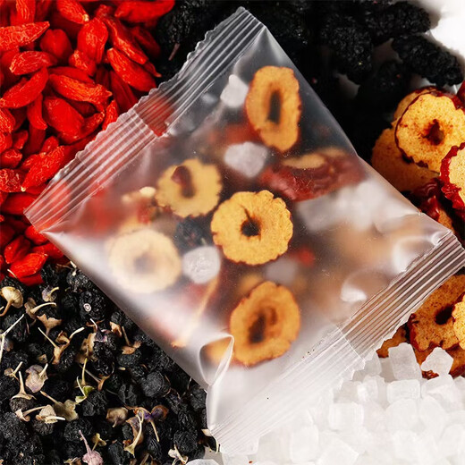 Eryabei Pang Donglai Mulberry, Wolfberry, rotes Date getrockneter Kamellien -Obst -Tee, Männer und Frauen bleiben spät wach und sind müde, Qi und Bluttee, Mulberry, Wolfberry, rotes Date -Tee aufzufüllen [10 Packs]