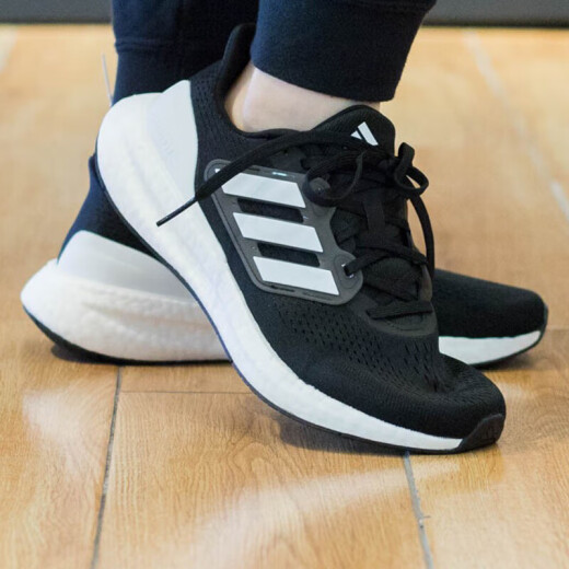 Adidas Running Shoes Herrenschuhe Frühling und Herbst New Boost Popcorn Schockabsorbing Rebounds Turnschuhe atmungsaktive lässige Schuhe If4839 43 (265 mm)