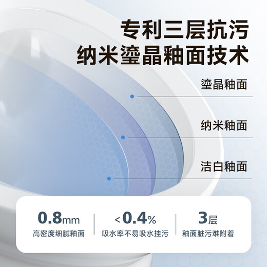 惠达（HUIDA）抽水马桶家用大冲力节水一级水效虹吸式卫生间坐便器HDTB-6168