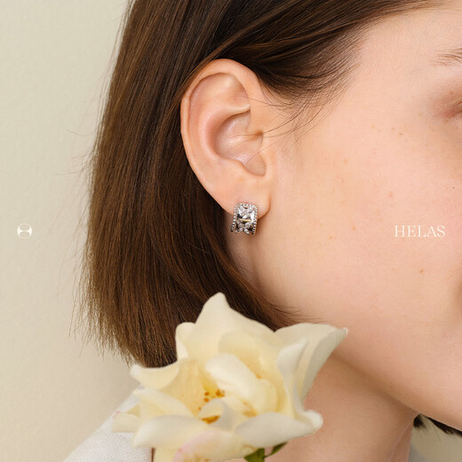 Helas Hera Monet Garden Butterfly Kaleidoscope 18K Gold Earrings Diamond Earrings Women's Original Earrings 2025 New 18K Gold White Gold