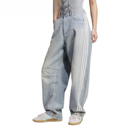 Adidas Clover Women Retro Gradient Effect Washed Denim спортивные брюки JX9214/9212/9213 Black JX9213 26