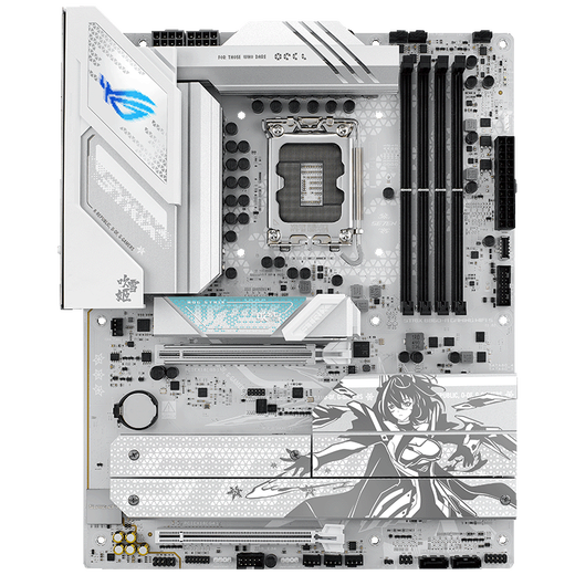 ROG STRIX B860-A GAMING WIFI S Fubuki motherboard supports CPU 265K/265KF/245KF/245K (Intel B860/LGA 1851)