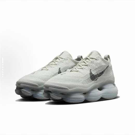
NIKE Nike Air Max Scorpion FK Comfortable, non-slip, wear-resistant, breathable, lightweight, low-top casual running shoes FQ2694-001 White gray 42.5 (270mm)